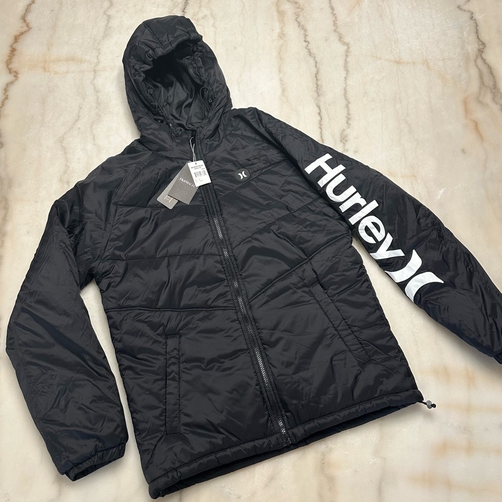 NWT • HURLEY Puffer Jacket - Adult Small (Unisex)